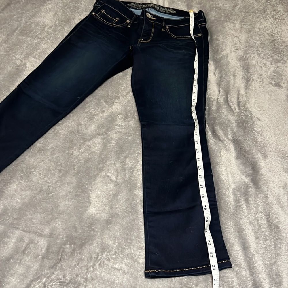 𝅺EXPRESS Crop Jean Legging. Size 6 - Picture 5 of 8